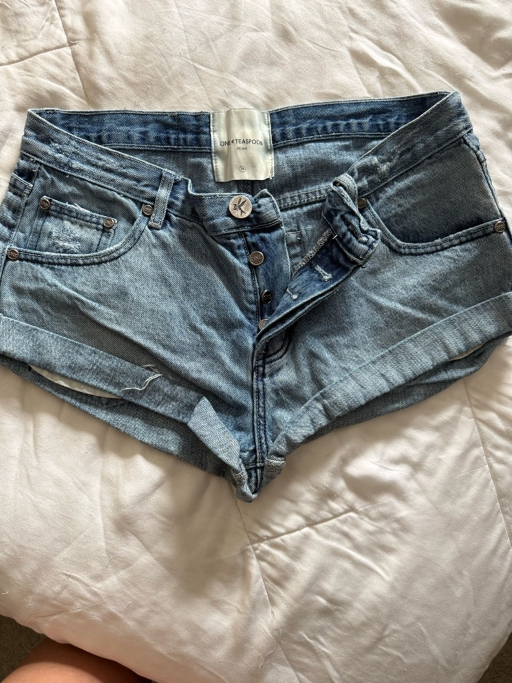 One Teaspoon Free People Bandits Low-waist shorts